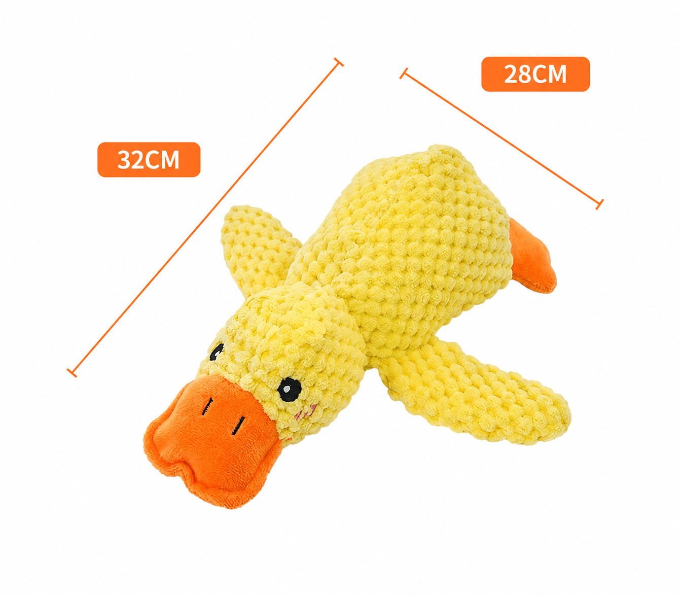 🦆Quack-Quack Duck Dog Toy