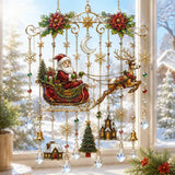 🔥Handmade Christmas Stained Glass Window Hanging