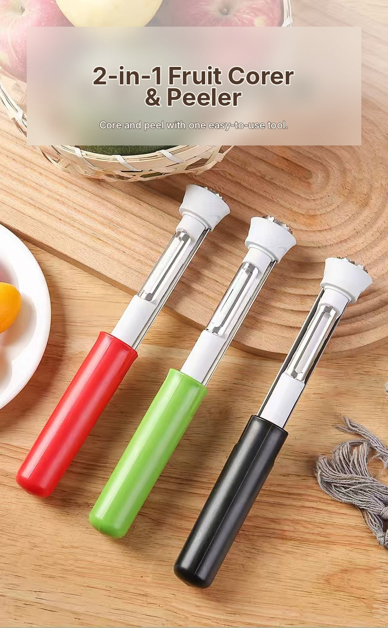 2-in-1 Fruit Corer & Peeler