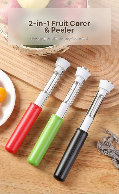 2-in-1 Fruit Corer & Peeler
