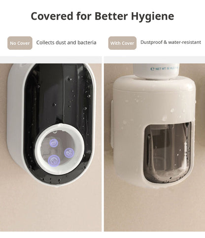 🦷Wall-Mounted Toothpaste Dispenser with Dust Cover