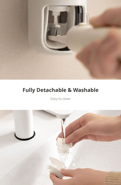 🦷Wall-Mounted Toothpaste Dispenser with Dust Cover