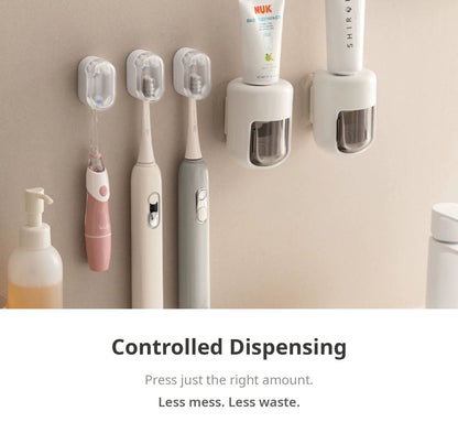 🦷Wall-Mounted Toothpaste Dispenser with Dust Cover