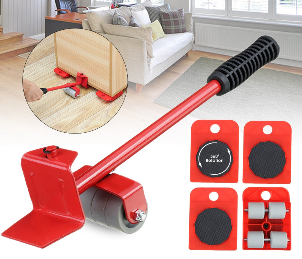 5-Piece Furniture Lifter & Moving Tool Set