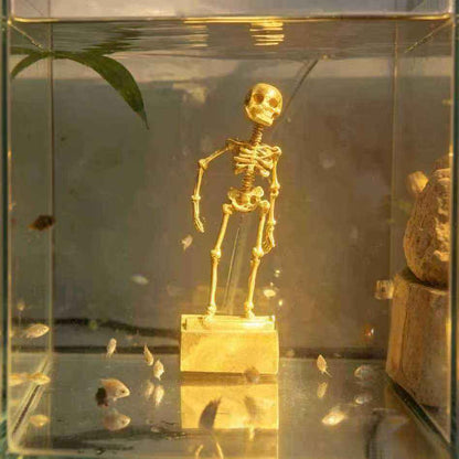 💀Dancing Skeleton Aquarium Dancing Skeleton Aquarium Ornament🫧