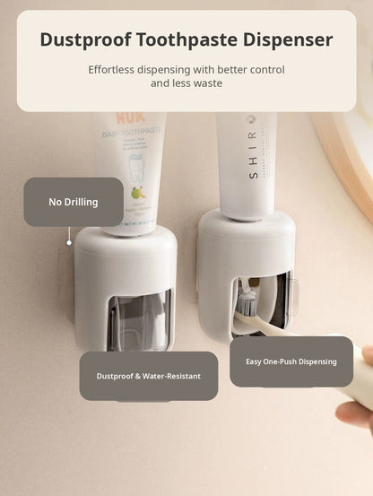 🦷Wall-Mounted Toothpaste Dispenser with Dust Cover
