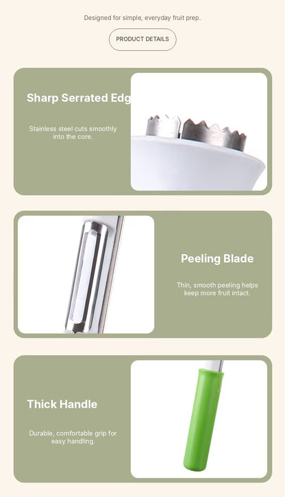 2-in-1 Fruit Corer & Peeler