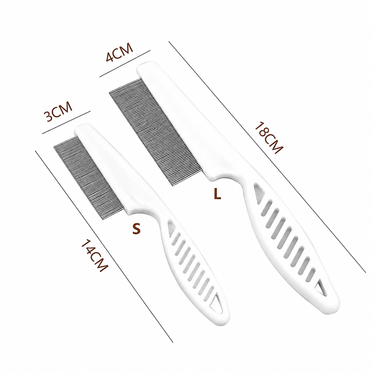 🔥Multifunctional Pet Hair Comb Flea and Tear Stain Removal 2 Pcs