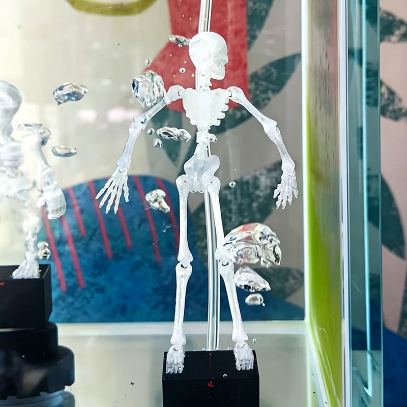 💀Dancing Skeleton Aquarium Dancing Skeleton Aquarium Ornament🫧