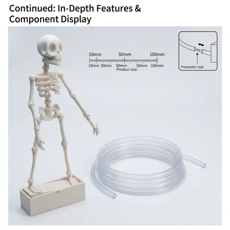 💀Dancing Skeleton Aquarium Dancing Skeleton Aquarium Ornament🫧