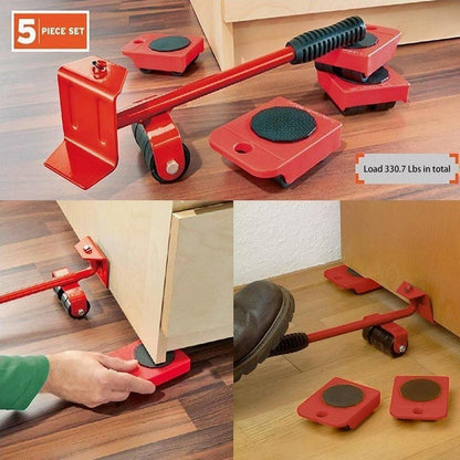 5-Piece Furniture Lifter & Moving Tool Set
