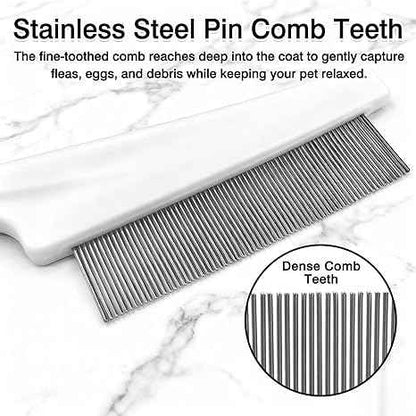 🔥Multifunctional Pet Hair Comb Flea and Tear Stain Removal 2 Pcs