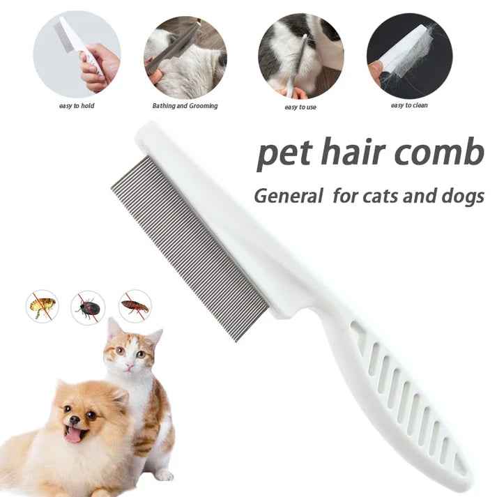 🔥Multifunctional Pet Hair Comb Flea and Tear Stain Removal 2 Pcs