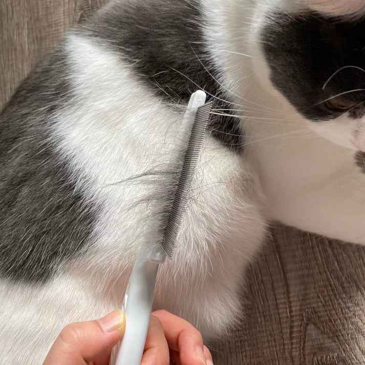 🔥Multifunctional Pet Hair Comb Flea and Tear Stain Removal 2 Pcs