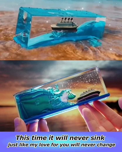 🛳️Unsinkable Ship Model ❤️Love Is a Ship That Never Sinks