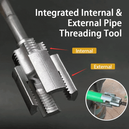 🔥Integrated Internal & External Pipe Threading Tool
