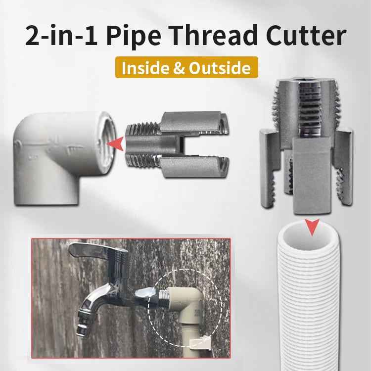 🔥Integrated Internal & External Pipe Threading Tool